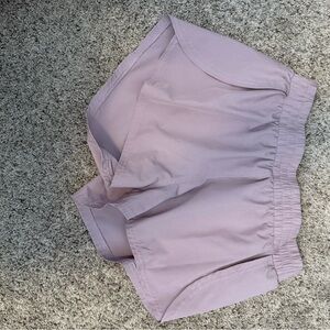 Women's Athletic Shorts in Light Purple